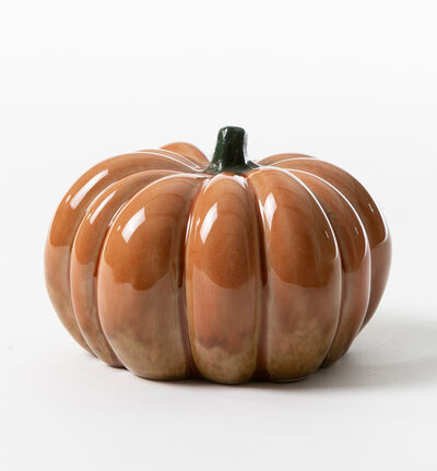 Gresskar oransje keramikk Gresskar oransje keramikk